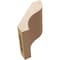 Ekena Millwork 5-inch W x 6-inch D x 6-inch H Geneva Rough Cedar Woodgrain TimberThane Knee Brace, Primed BRCUR05X06X06GNVRCPR - alternate 4